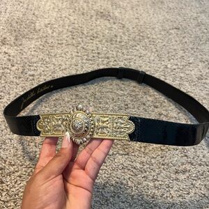 Black vintage Judith leiber belt